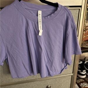 lululemon athletica Purple Crop Top